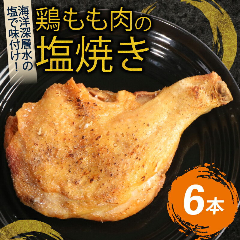 【ふるさと納税】初音 彩どり 鶏もも肉の塩焼き 6本 1本あたり約250g (調理後) 骨付き 味付き 肉 鶏肉 もも肉 モモ肉 鳥肉 とり肉 焼き鳥 焼鳥 やきとり ヤキトリ パーティー 惣菜 冷凍 簡単調理 送料無料 hn012