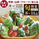 【ふるさと納税】 野菜 詰合せ セット おすすめ 八幡平産 野菜セット ふるさと産直箱 大 (8〜14品) 選べる 発送回数 ／ 採れたて 新鮮 おまかせ ご当地 果物 フルーツ 加工品 山菜 厳選 季節 産地直送 食品 食材 お取り寄せ 東北 あすぴーて 八幡平市 岩手県 送料無料