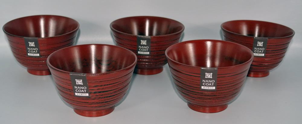 
                  ◇はもん汁椀 根来 5個入り【TN65】
                