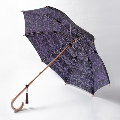 ふるさと納税 富士吉田市 高級晴雨兼用傘「透彩」パープル系