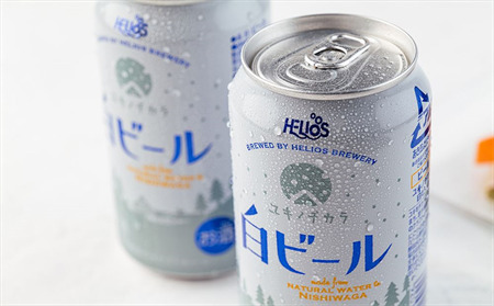 【定期12ヶ月】ユキノチカラ白ビール350ml 24缶