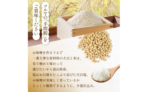 【3回隔月定期便】PREMIUM味噌 700g×2個 こうじ味噌 グルテンフリー 発酵 味噌汁 朝食 熟成 富山県 氷見市