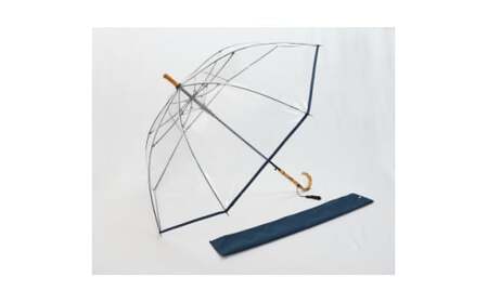 高級 ビニール 傘 竹跳-凛- 藍 【 傘 】