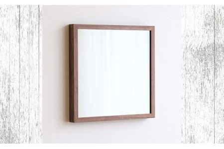 No.609-01 府中市の家具　Mirror SANO　42×42　ウォールナット