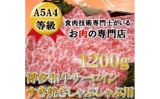 
A5A4等級 博多和牛サーロインしゃぶしゃぶ用 600g×2パック【博多和牛 和牛 牛 肉 お肉 サーロイン しゃぶしゃぶ 家庭用 贅沢 人気 食品 オススメ 送料無料 福岡県 筑前町 CK020】
