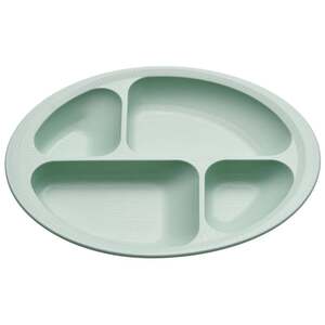 すくいやすい 仕切り プレート 食器 皿 プラスチック 丈夫 バイオマス原料使用 スケーター skater NLPS1B グリーン 緑 みどり 男性 女性 男子 女子〈スケーター株式会社〉   5-067