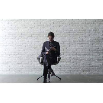 ふるさと納税 伊賀市 SOGOKAGUの　-上質な空間を演出するデザインチェア-　ヴィストBAJ 本革張り 黒 |  | 02