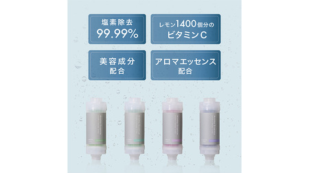 LINKA esthé アロマエッセンス ビタミンシャワーフィルター（ローズ） リンカ LINKA 美容 美容機器 シャワー お風呂 美容液 シャワーヘッド バスタイム 浄水器 リラックス アロマ