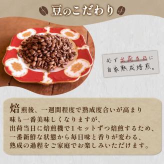 【深煎り】 訳あり コーヒー粉 1kg ( 500g × 2袋 )  数量限定 ハンドドリップ エチオピア 珈琲 下関 山口