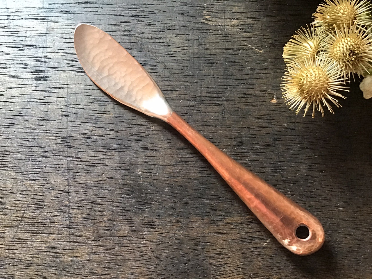 
EE01　銅製バターナイフ
