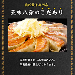 黒豚餃子56個（1袋14個入×4パック） 五味八珍 ぎょうざ ギョウザ 黒豚 ジューシー 柔らかい 肉の旨み ニンニク 確かな味わい 浜松餃子 冷凍餃子 冷凍 惣菜 中華 点心 静岡県 浜松市