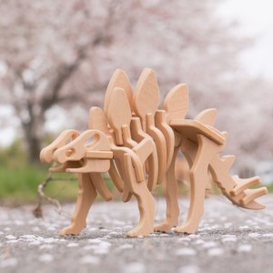 パズル 恐竜 ステゴサウルス Mサイズ 立体 パズル