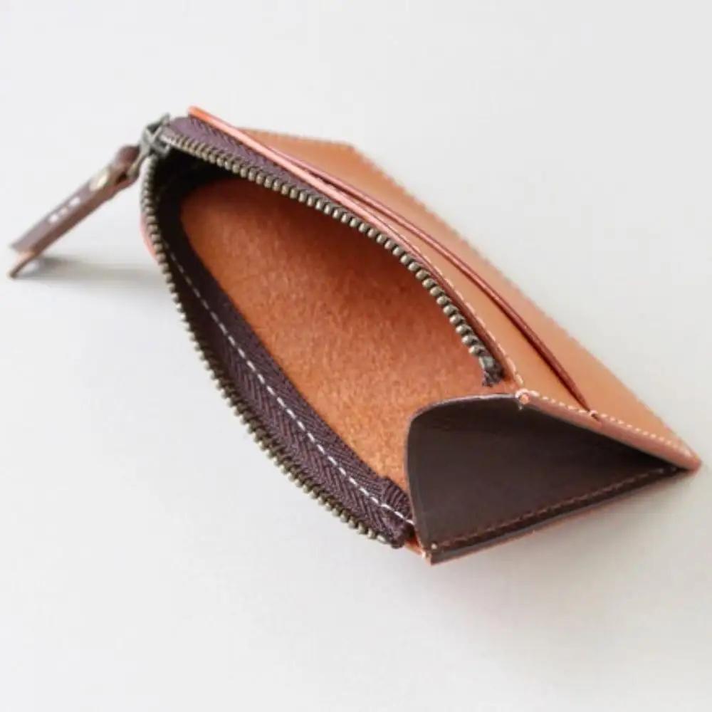 tanikoオリジナル 小銭入れ（赤茶）《厚真町》【Taniko leather】[AXAP022]