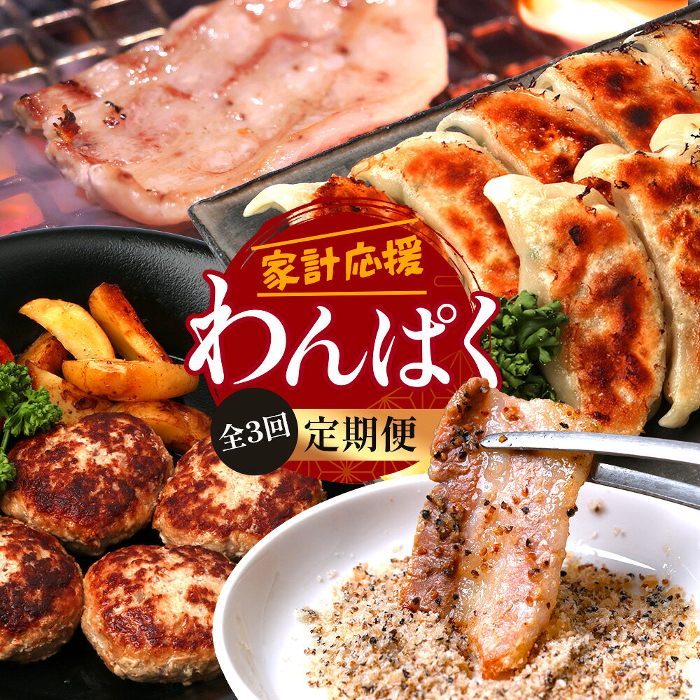 【ふるさと納税】【定期便全3回】ひかり麦豚 わんぱく定期便 ≪月替わりで焼肉・ハンバーグ・餃子をお届け！≫ 冷凍 HM-10 | 肉 お肉 にく 豚肉 焼き肉 ロース肉 肩ロース バラ肉 ハンバーグ ギョウザ ぎょうざ 真空冷凍 産地直送 小分け パック 手作り 鹿児島県 南大隅町