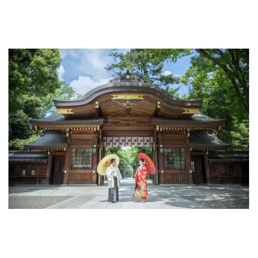 大國魂神社【和装１点】ウエディング　ロケーション撮影プラン