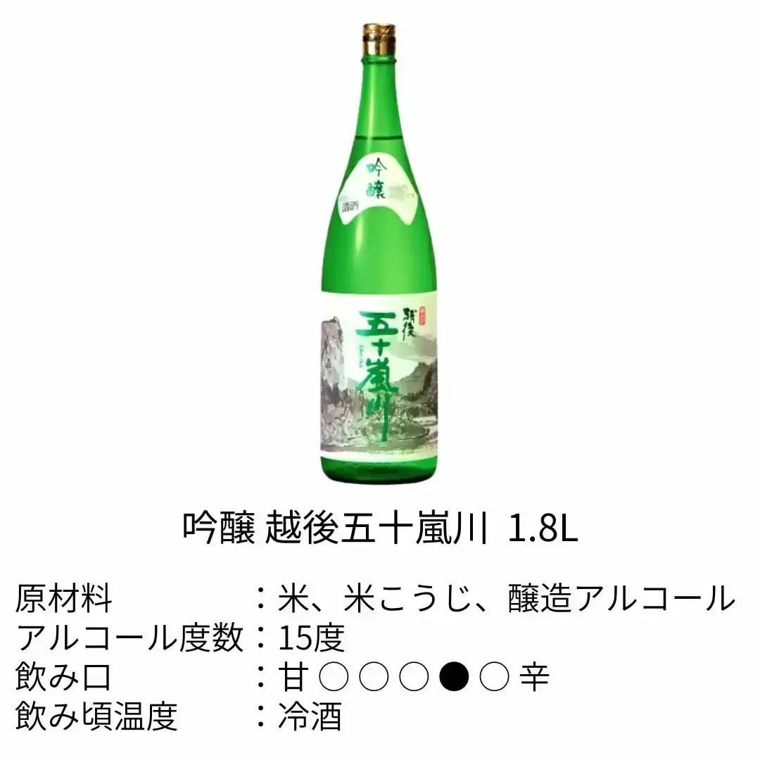 新潟清酒 越後五十嵐川2本セット 日本酒 [福顔酒造]【020P022】