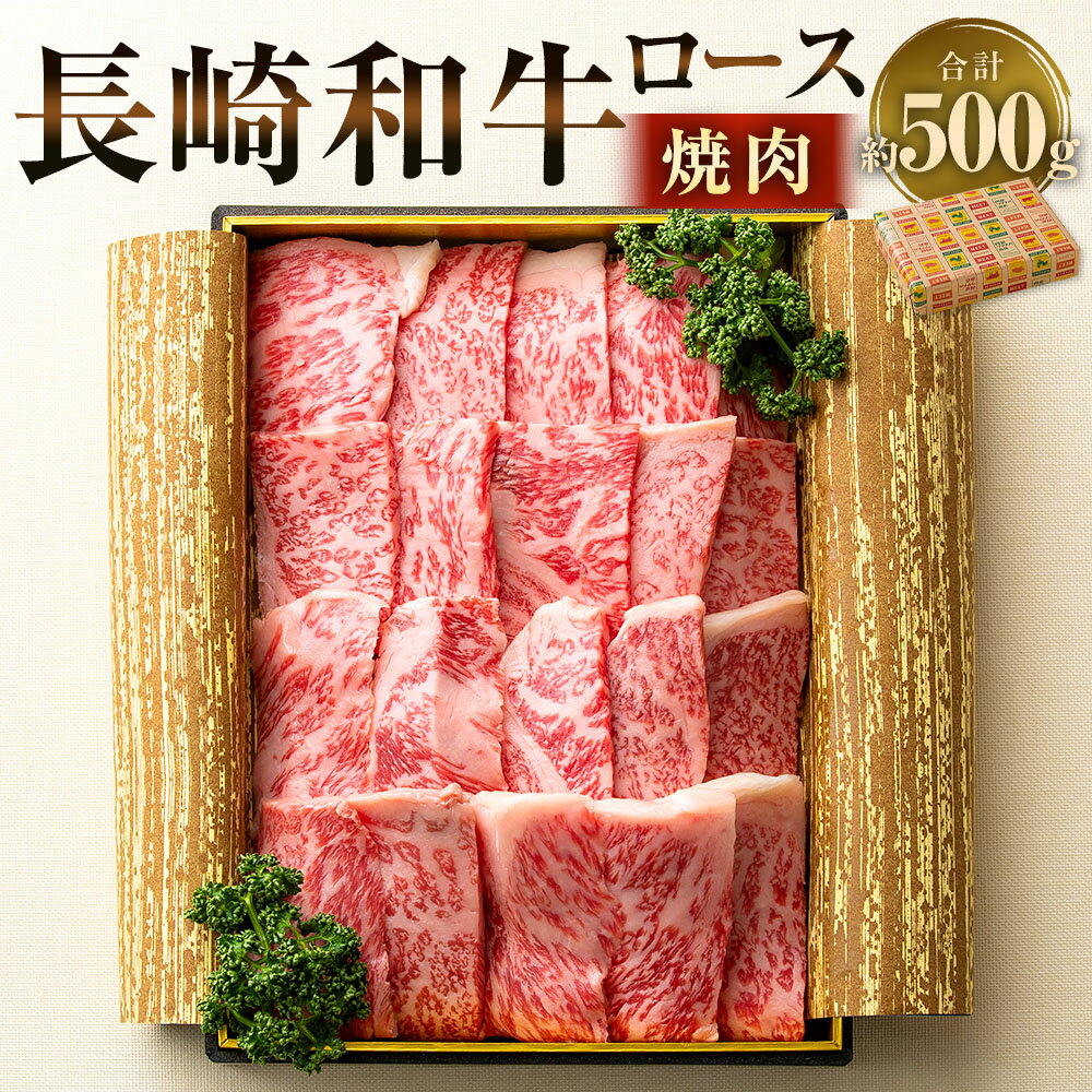 【ふるさと納税】長崎和牛 焼肉 ロース 約500g（2~3人前） 和牛 牛肉 お肉 BBQ バーベキュー ギフト 贈答 お中元 お歳暮 冷凍 長崎県産 国産 九州 長崎県 長崎市 送料無料