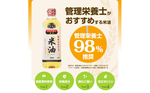 【5月発送】ボーソーの米油 ギフトセット 600g×5本 