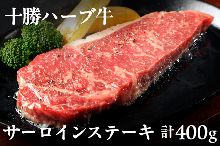 十勝ハーブ牛 サーロイン ステーキ 計400g（200g×2枚） 累計8万セット突破 北海道産 牛肉 赤身 国産 旨味を逃さないスキンパック包装 キャンプ アウトドア バーベキュー BBQ