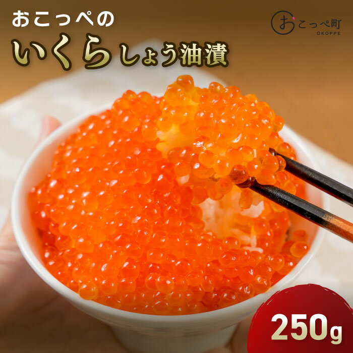 【ふるさと納税】おこっぺのいくら醤油250g【21004】