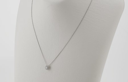 アルカンシェル プラチナ 中石ダイヤペンダント（計0.2ct）