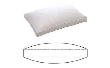 サイドスリーパー　ダウンピロー【羽毛枕】　５０ｃm×７０ｃm【大型サイズ】