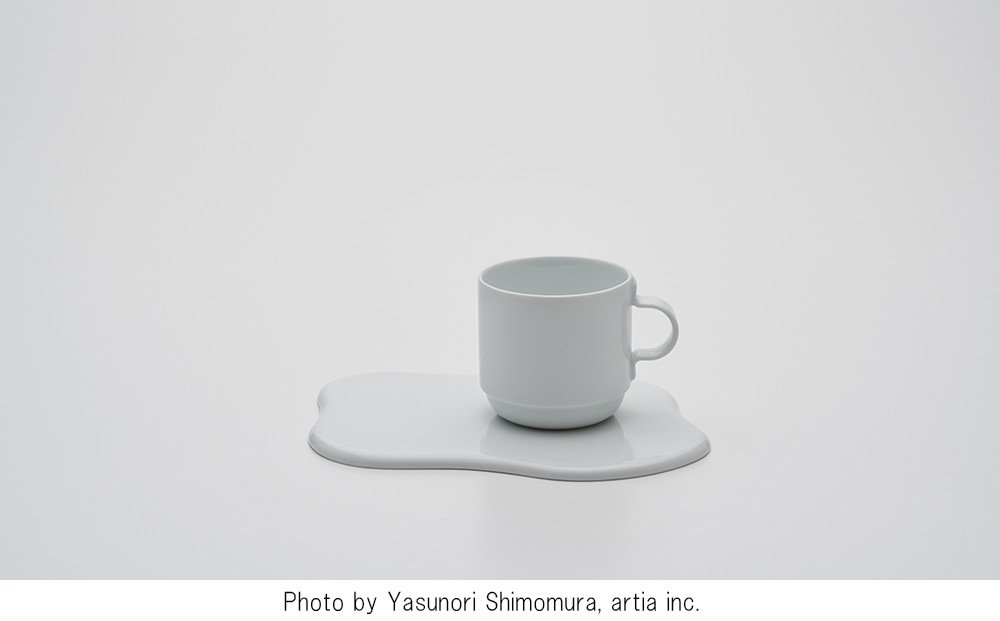 
【有田焼】2016/　TAF Mug & Tray（White）2客セット
