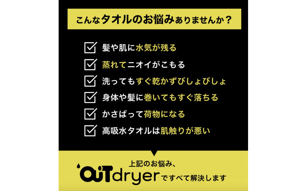 OUTdryer / レギュラーサイズ　 同色5枚セット【インディゴ】