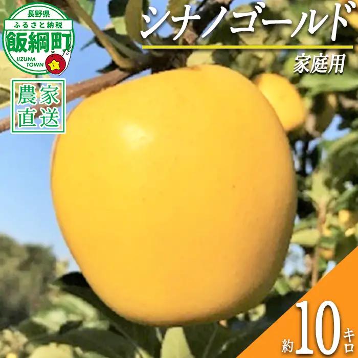 りんご シナノゴールド 家庭用 10kg ファームトヤ 2026年11月中旬頃から2027年1月上旬頃まで順次発送予定 令和8年度収穫分 信州 果物 フルーツ リンゴ 林檎 長野 予約 農家直送 長野県 飯綱町 [1145]