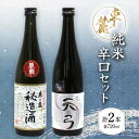 【ふるさと納税】 東の麓 純米辛口セット 「特別純米酒 秘蔵酒 & 純米酒 天弓 白雨」 各720ml 『東の麓酒造』 日本酒 2本セット 飲み比べ 山形県 南陽市 [1903]