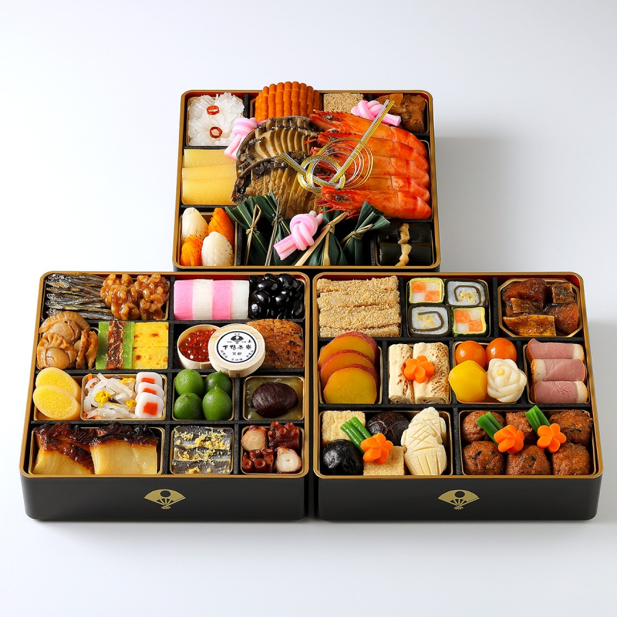 ＜下鴨茶寮＞和おせち 三段(冷蔵/4人前)【12月31日お届け】