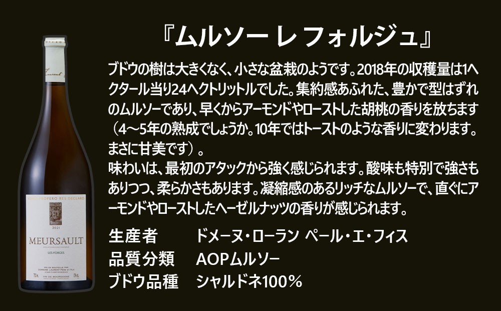 FD570 福智山ダム熟成 五つ星生産者ブルゴーニュ白4選-03