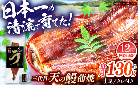 【12回定期便】三代目天の鰻蒲焼 1尾 / 鰻 鰻蒲焼 鰻蒲焼き 鰻 鰻蒲焼 鰻蒲焼き[ATAD058]