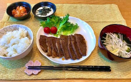 秘伝のタレ『 漬け肉 』牛肉 4種セット 計600g (各150g 4パック) 牛タン ホルモン カルビ ハラミ｜味付き 焼肉 冷凍 便利 小分け 使い切りサイズ 岩手 いわて iwate 岩手県大槌