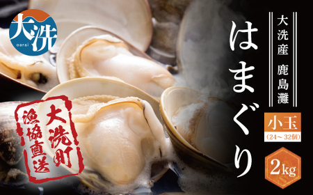 大洗産鹿島灘天然はまぐり 2㎏ 冷蔵 漁協直送 お吸い物 ハマグリ 蛤 貝 砂抜き処理 魚介類 大洗産 天然 はまぐり_BQ010
