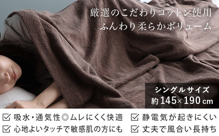 （今治タオルブランド認定） 日本製 今治タオル ＜HOTEL'S ホテルズ＞ タオルケット （シルバーグレイ） ヒオリエ [I003840KT1SGY]