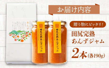 ジャム 田尻完熟あんずジャム (2本) ジャム 果物 あんず パン 甘い 菓子 朝ごはん 広島県福山市/有限会社勉強堂[BAFL011]