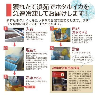 ふるさと納税 越前町 日本海産 ボイルホタルイカ　計1kg(250g×4P)【冷凍便】 |  | 03