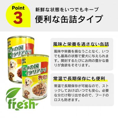 ふるさと納税 久留米市 くいしんぼ 犬用 缶詰(角切りビーフ)405g×24個(久留米市) |  | 03