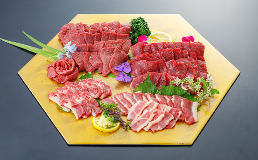 【6ヶ月定期便】3種の馬刺し 300g ×6回 合計1.8kg 【赤身・フタエゴ・サガリ】 肉 馬肉 馬 馬刺 馬刺し 赤身 フタエゴ サガリ