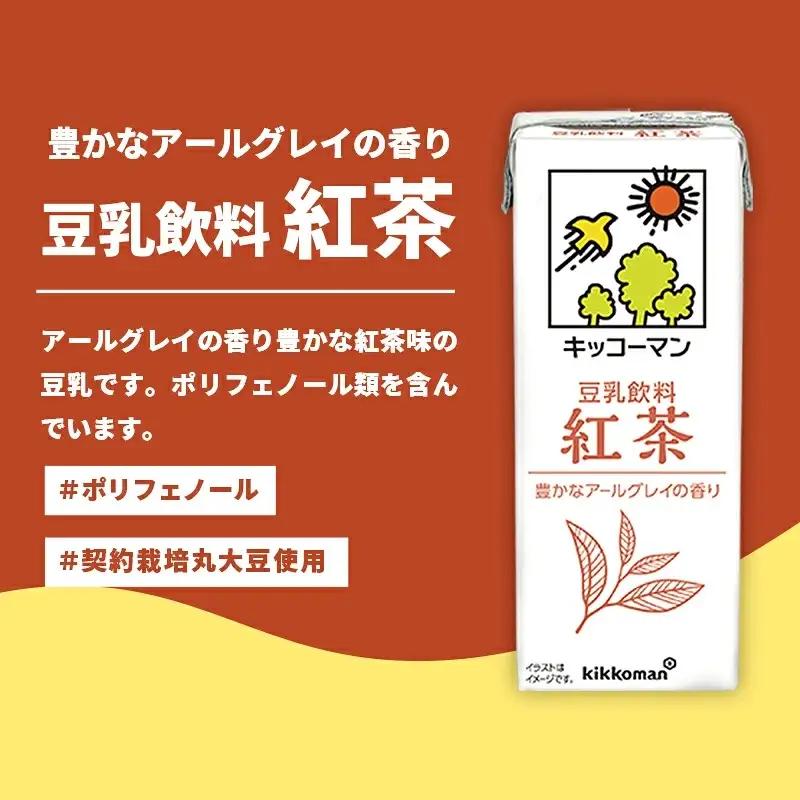 豆乳 豆乳飲料 紅茶 1000ml×18本 キッコーマン 【価格改定XA】