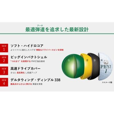 ふるさと納税 関市 1ダース PHYZ ファイズ ホワイト ゴルフボール ゴルフ用品 |  | 02
