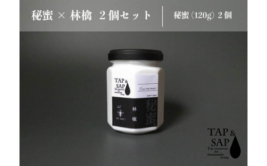 秘蜜×林檎 2個セット ／ 第3のみつ 蜂蜜 ハチミツ はちみつ 埼玉県 No.345