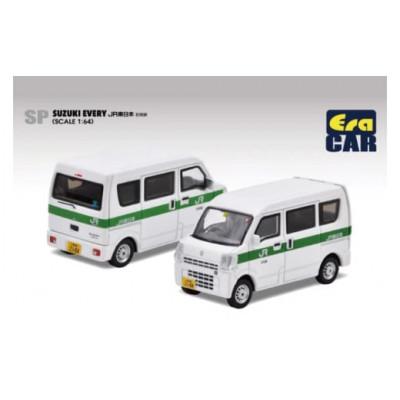 ふるさと納税 水戸市 EraCAR 1/64 JR東日本水戸支社土浦地区特注 石岡駅 業務用自動車 スズキエブリイ 現行型
