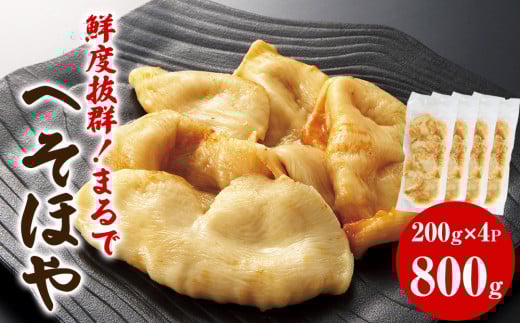 ホヤ 宮城県産 “ まるで ” へそほや 800g （200g×4）冷凍 ほや 海鞘 生食 刺身 小分け 食べきり 内臓処理済 ほや酢 ホヤキムチ むき身 ヘソホヤ 冷凍ほや 珍味 魚介 魚介類 海鮮 おつまみ 酒の肴 取り寄せ 石巻 宮城 宮城県 石巻市