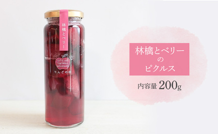 ピクルスギフト3本セット(野菜ミックス/林檎とベリー/パプリカ 各1本200g) ピクルス 野菜 パプリカ 林檎 ベリー おつまみ サラダ 漬物 手作り 添加物なし 贈答用 化粧箱入 浜松市