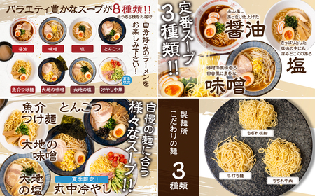 【訳あり】簡易包装 バラエティーセットB　麺3種 計9食（スープ 6種 計10個）（ちぢれ中太・ちぢれ極細・平打ち麺　各3個）【丸中製麺所】高山ラーメン 自家製麺 飛騨 下呂市 ラーメン しょうゆ み