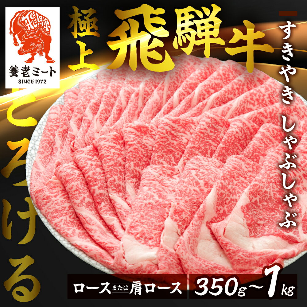 【ふるさと納税】飛騨牛 ロースまたは肩ロース すき焼きしゃぶしゃぶ用360g 精肉 牛肉 和牛 黒毛和牛 飛騨牛 すきやき すきやき しゃぶしゃぶ すき焼き