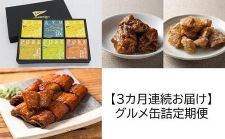 グルメ 缶詰 定期便 【3カ月連続お届け】［(H)1345］
