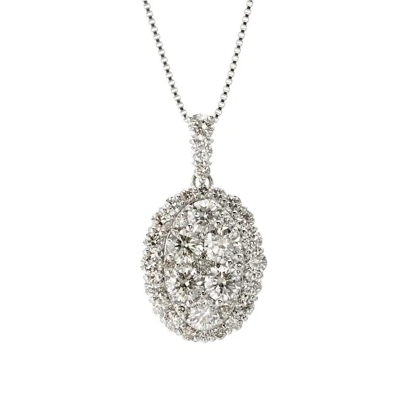 アルカンシェル プラチナダイヤペンダント（計 1.0ct）【鑑別書付き】
